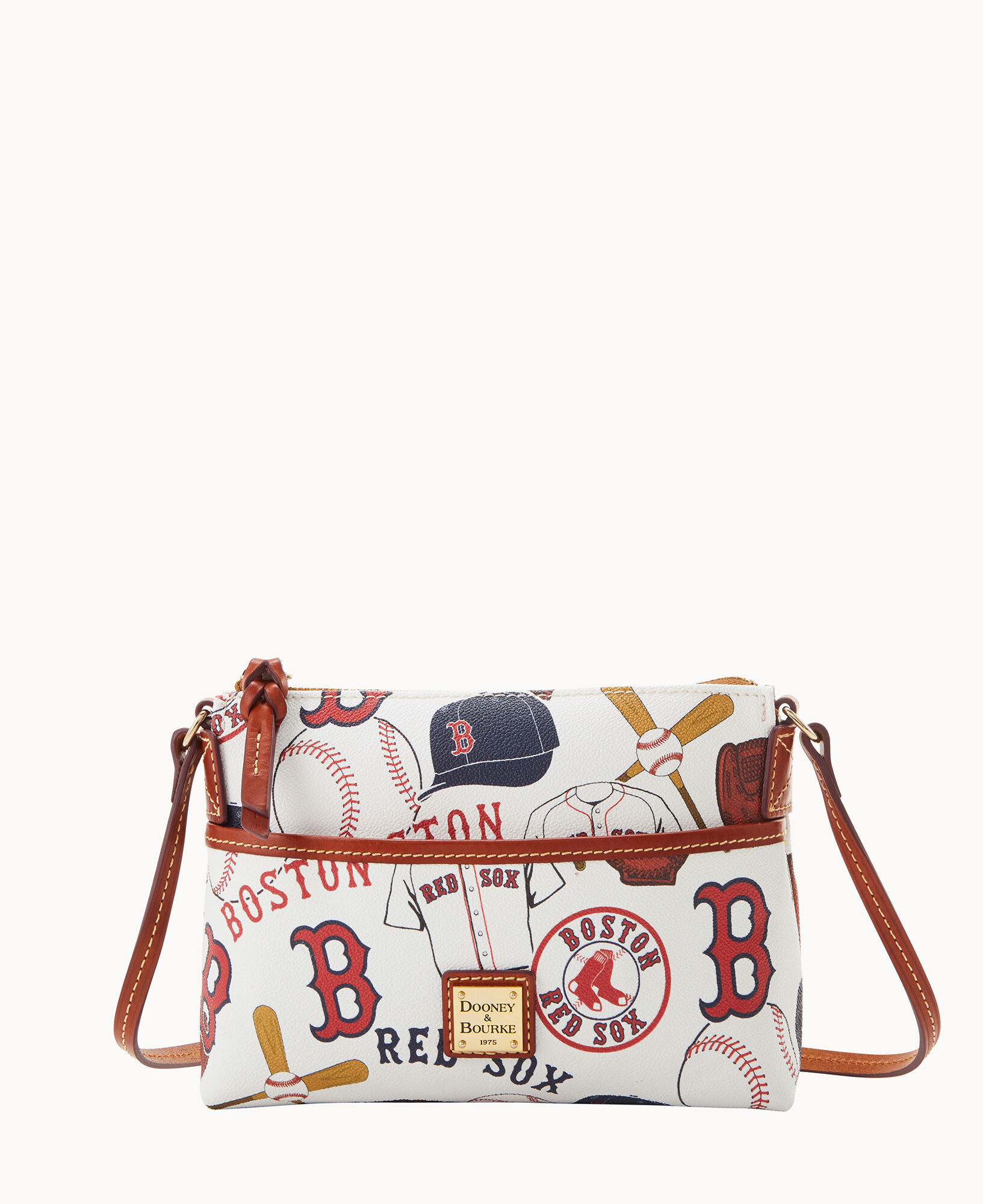 Boston Red Sox Dooney & Bourke Pebble Ginger Crossbody