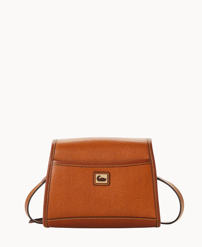 Camden Saffiano Flap Crossbody