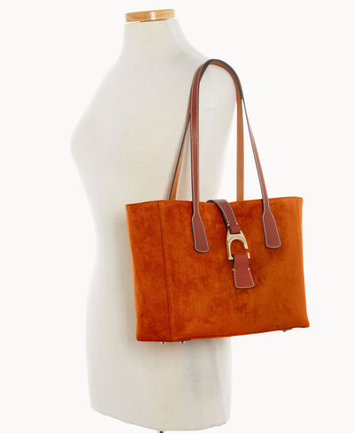 Suede Small Shannon Tote