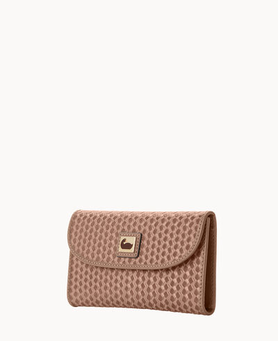 Camden Woven Continental Clutch