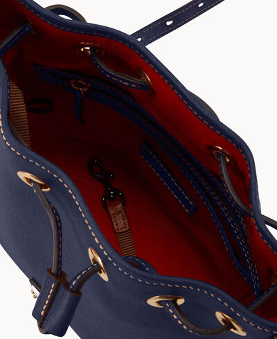 Saffiano Small Drawstring