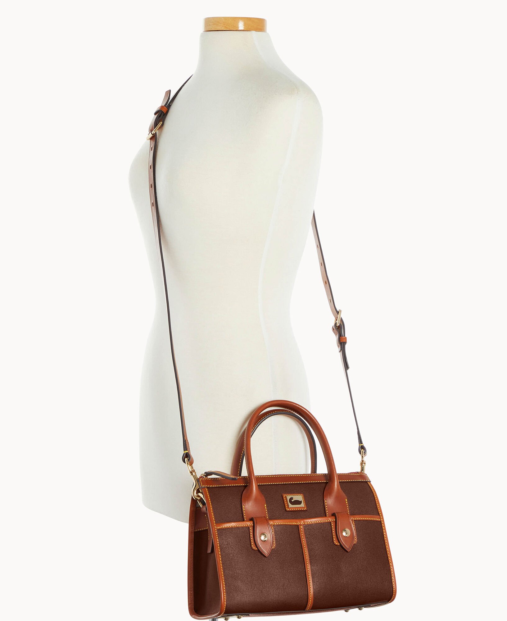 Dooney Bourke Camden Saffiano Small Satchel