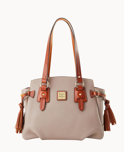 Pebble Grain Small Winged Shopper