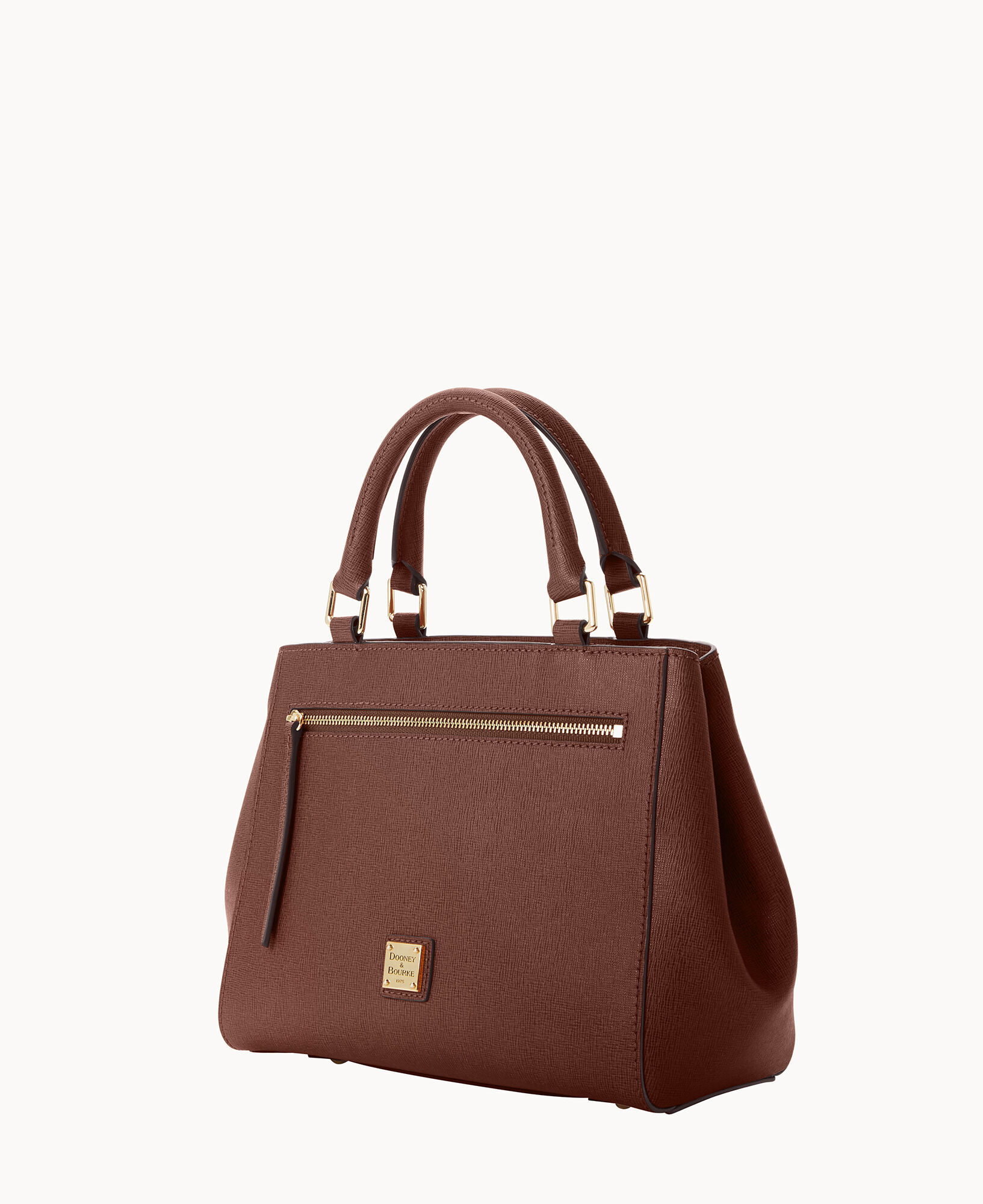 Effortless saffiano satchel sale