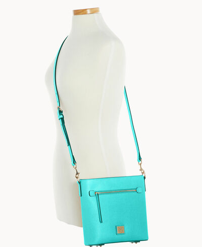 Saffiano Zip Crossbody