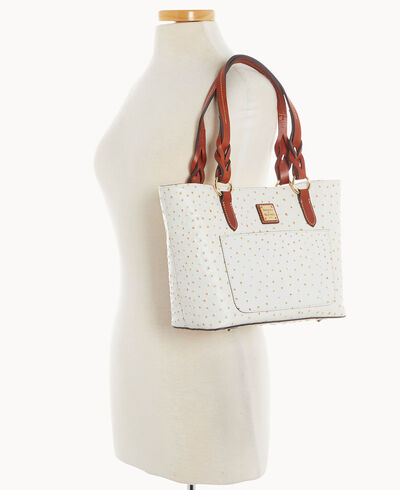 Ostrich Small Gretchen Tote