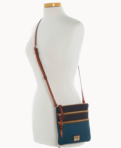 NFL Jaguars Triple Zip Crossbody