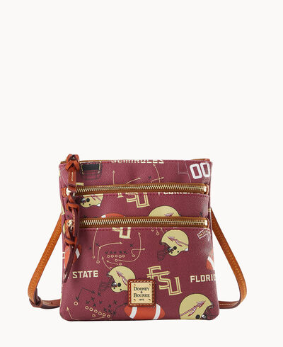 Collegiate Fla State North South Triple Zip Crossbody