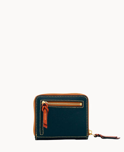 Pebble Grain Small Zip Around