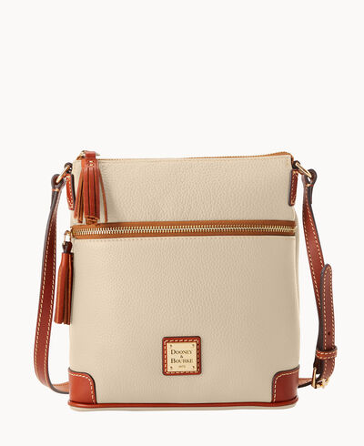 Pebble Grain Small Tassel Crossbody
