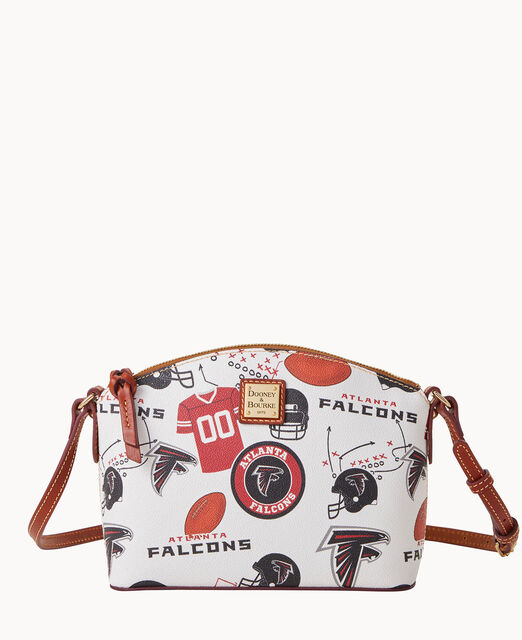 Women's Dooney & Bourke Atlanta Falcons Triple-Zip Crossbody Bag