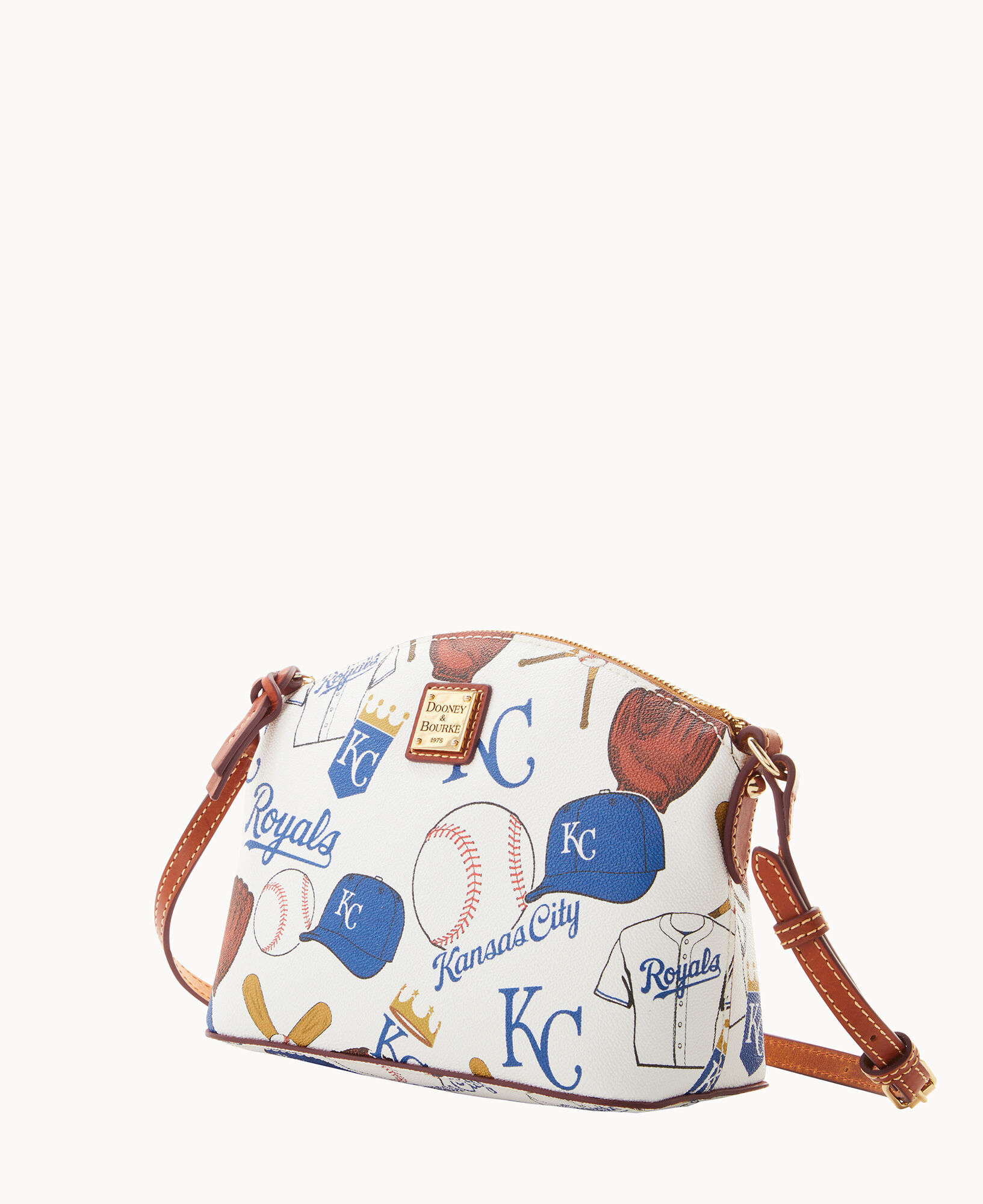Dooney & Bourke MLB Kansas City Royals Suki Crossbody Shoulder Bag