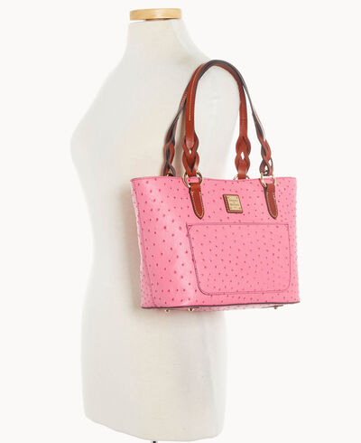 Ostrich Small Gretchen Tote