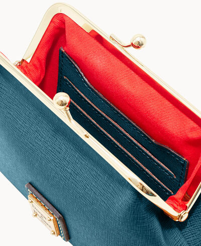 Saffiano Large Framed Purse