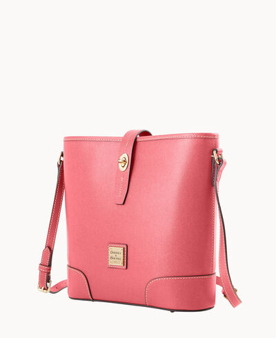 Saffiano Crossbody Bucket