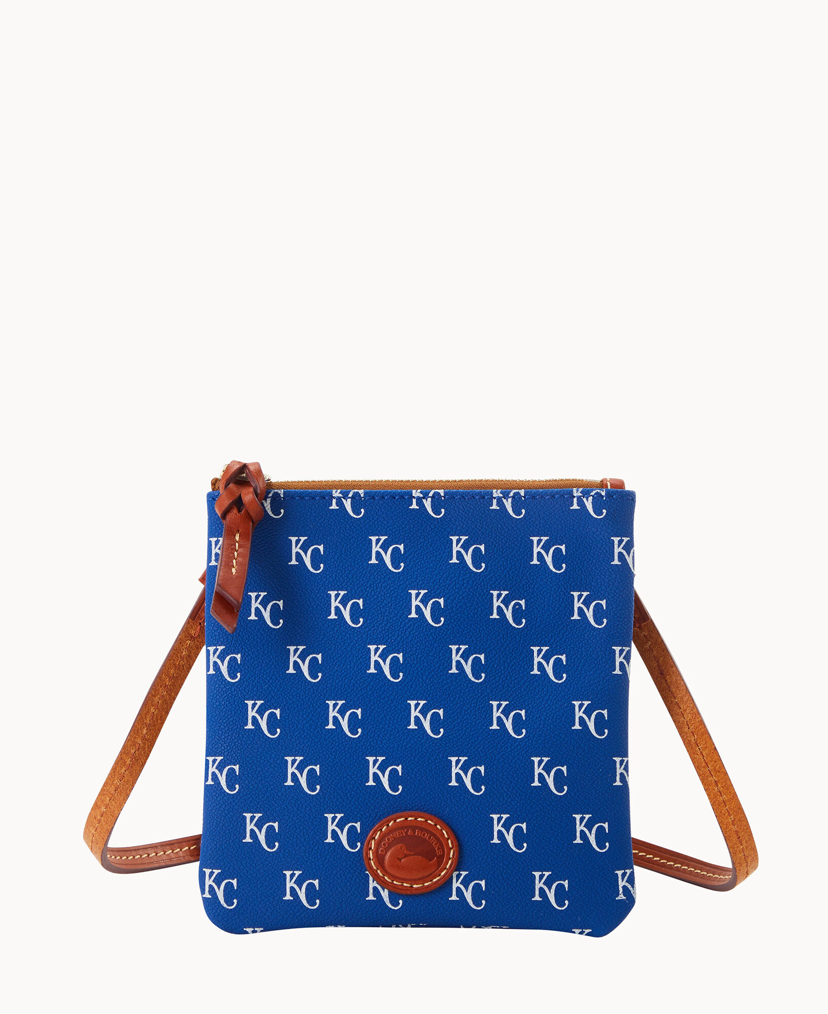 Dooney & Bourke MLB Royals Small North/South Top Zip Crossbody