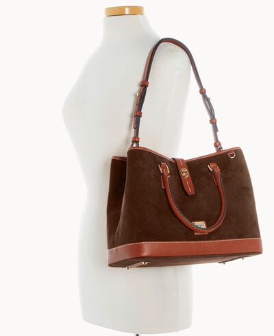 Suede Perry Satchel