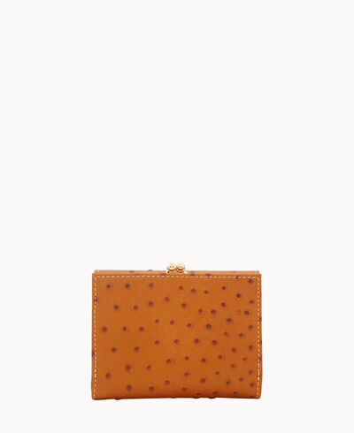Ostrich Framed Credit Card Wallet