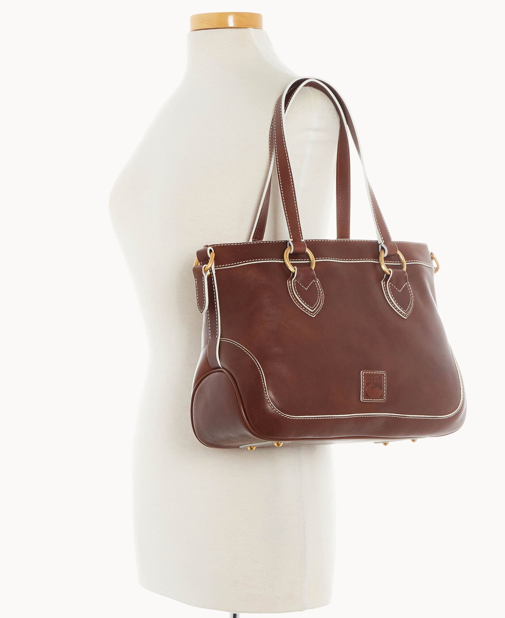 Dooney & bourke selleria florentine leather jayne satchel online
