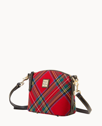 Tartan Mini Domed Crossbody