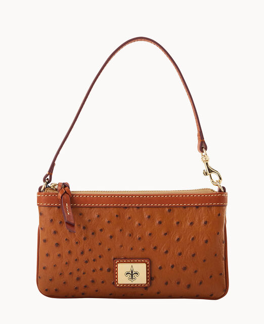NFL Saints Large Slim Wristlet