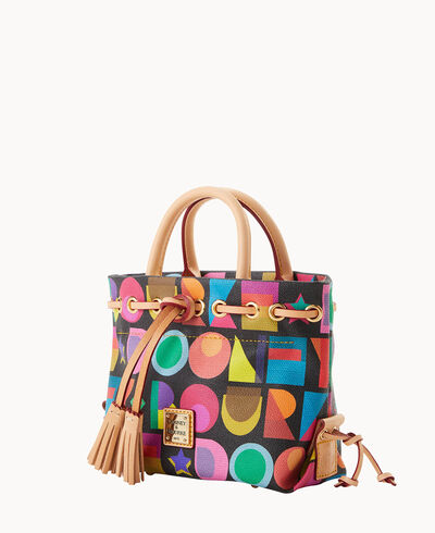 Art Deco Small Tassel Tote