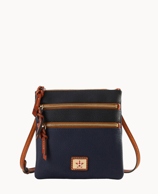 MLB Astros Triple Zip Crossbody