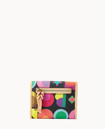 Art Deco Small Flap Wallet