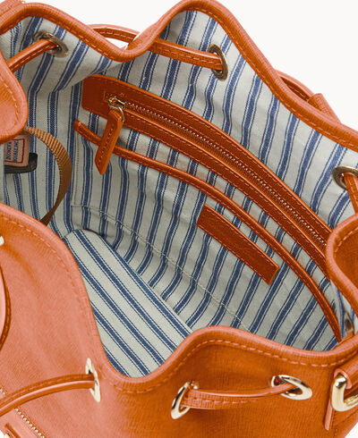 Saffiano Drawstring