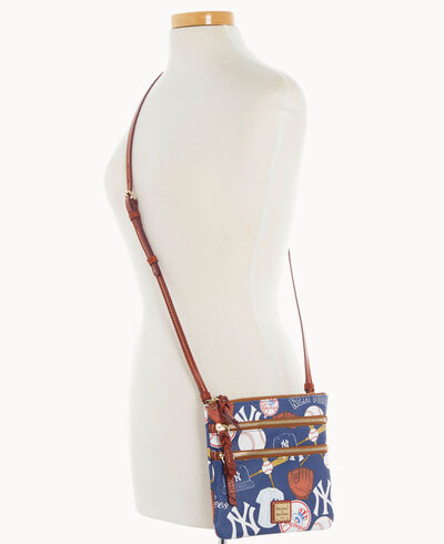 MLB Yankees North South Triple Zip Crossbody