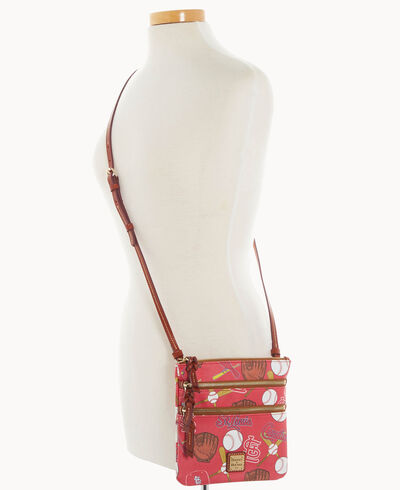 MLB Cardinals N S Triple Zip Crossbody