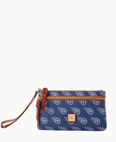 NFL Titans Double Zip Wristlet