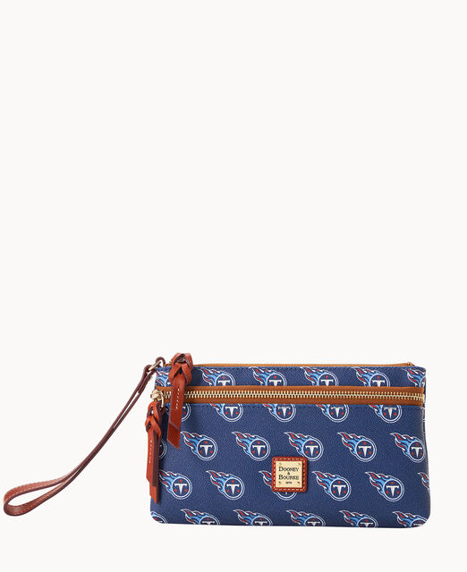 NFL Titans Double Zip Wristlet