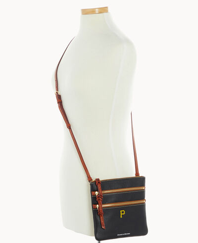 MLB Pirates North South Triple Zip Crossbody