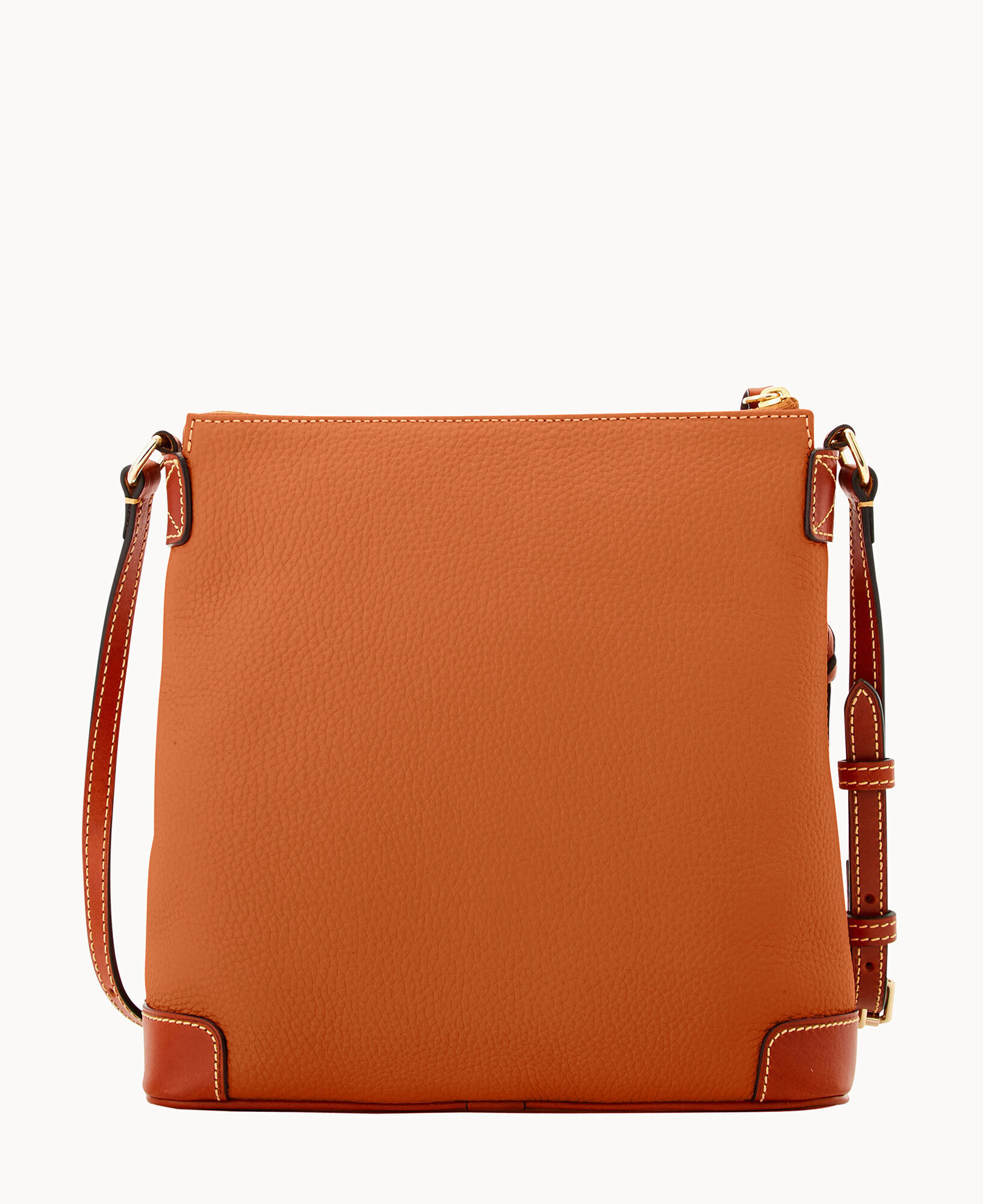 Demellier | The New York Crossbody in Mocha Suede & Mocha Small Grain | Leather Crossbody Bag