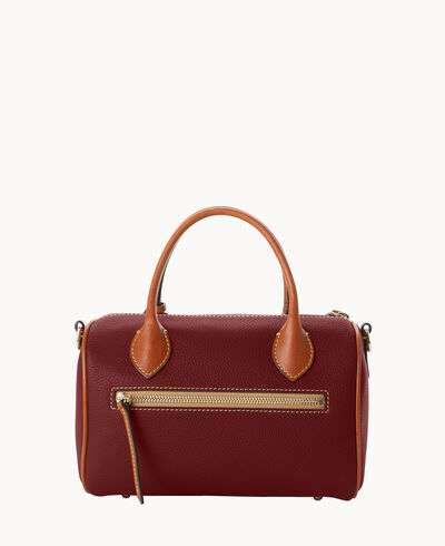 Pebble Grain Barrel Satchel