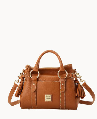 Lucca Leather Satchel With Pocket