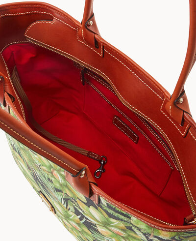 Palm Large Zip Tote