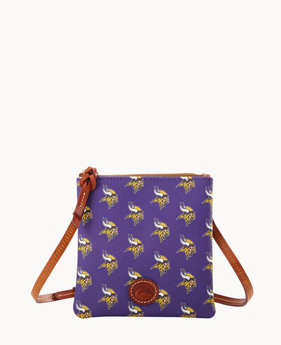 NFL Vikings Small North South Top Zip Crossbody
