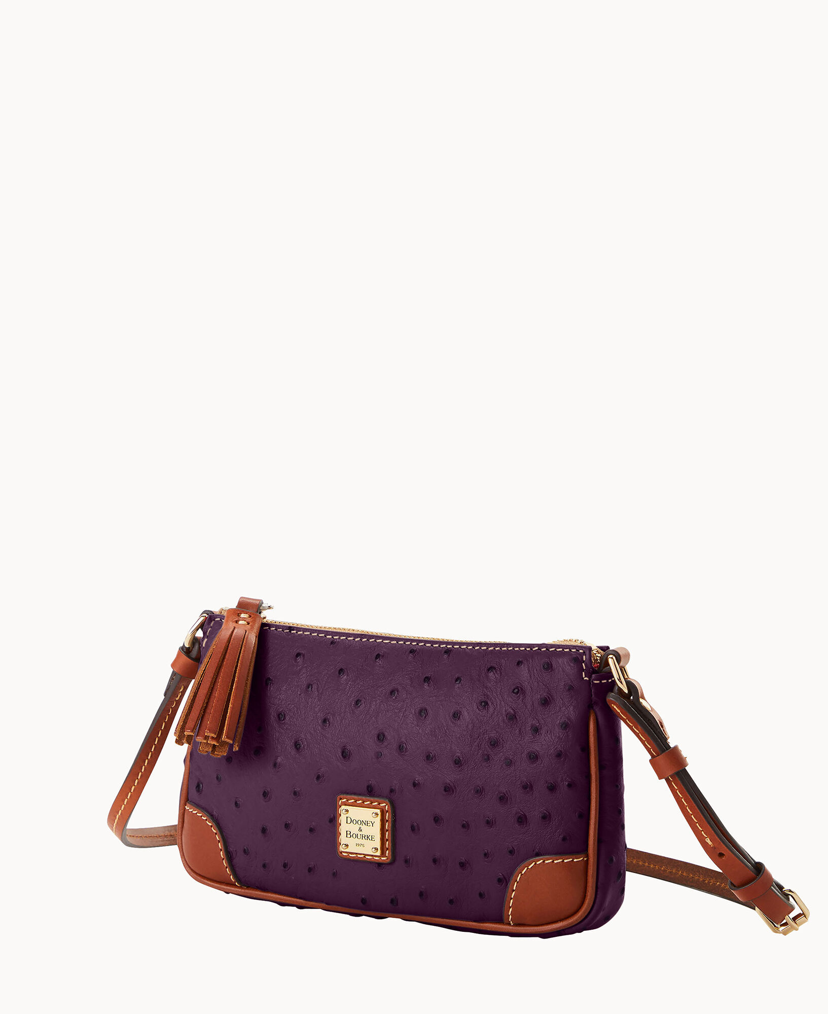 Ostrich Slim Crossbody