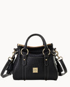 Ostrich Satchel With Pocket