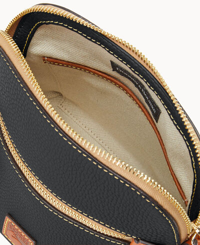 Pebble Grain Domed Crossbody