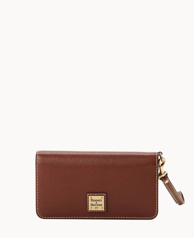 Saffiano Fey Phone Wristlet