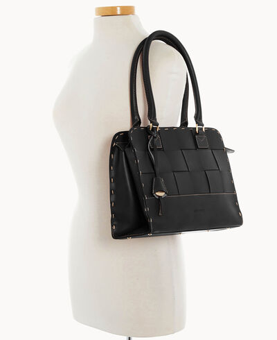 Alto Woven Rectangular Satchel
