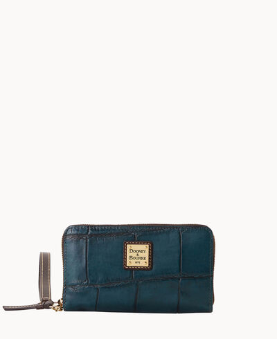 Denison Zip Around Phone Wristlet