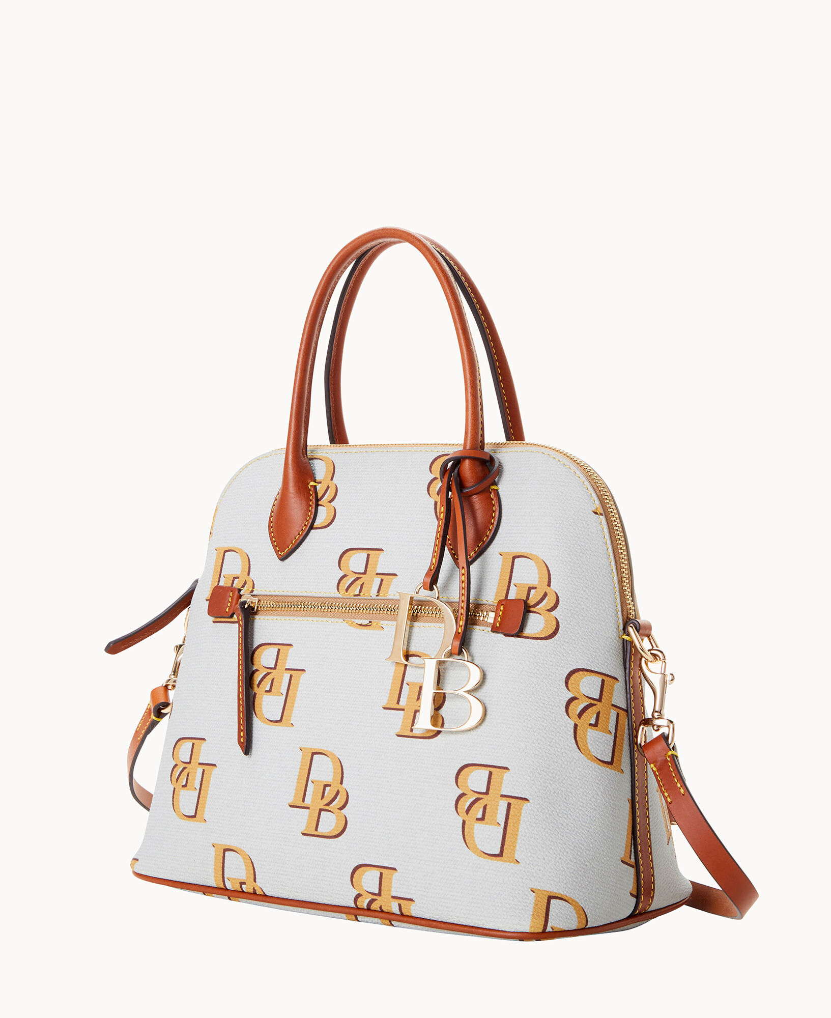 Dooney & Bourke Monogram Large Domed Satchel