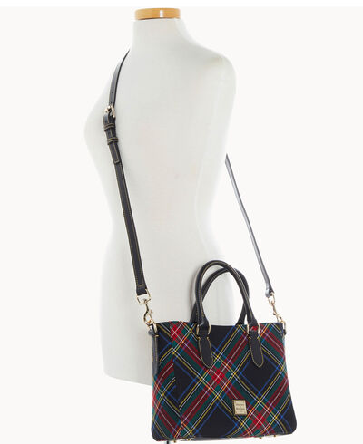 Tartan Top Handle Tote