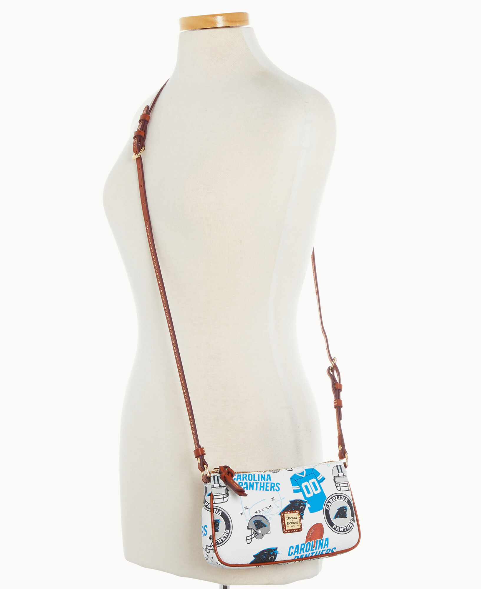 Dooney Bourke NFL Panthers Lexi Crossbody Sm Coin Case