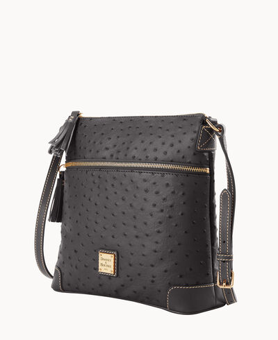 Ostrich Tassel Crossbody
