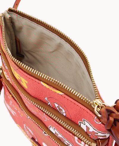 NFL Chiefs North South Triple Zip Crossbody